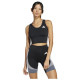 Adidas Γυναικεία αμάνικη μπλούζα Train-Essentials 3-Stripes Cropped Tank Top